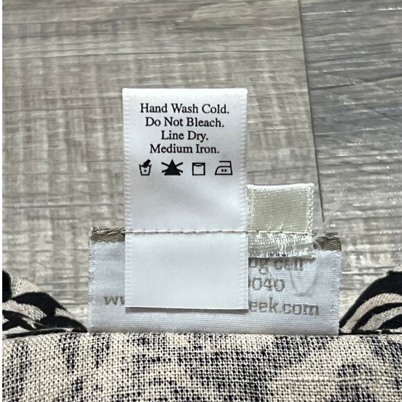 Coldwater Creek Linen Blend Jacket 2X Zebra Animal Print Neutral Boho Minimalist - Picture 4 of 6